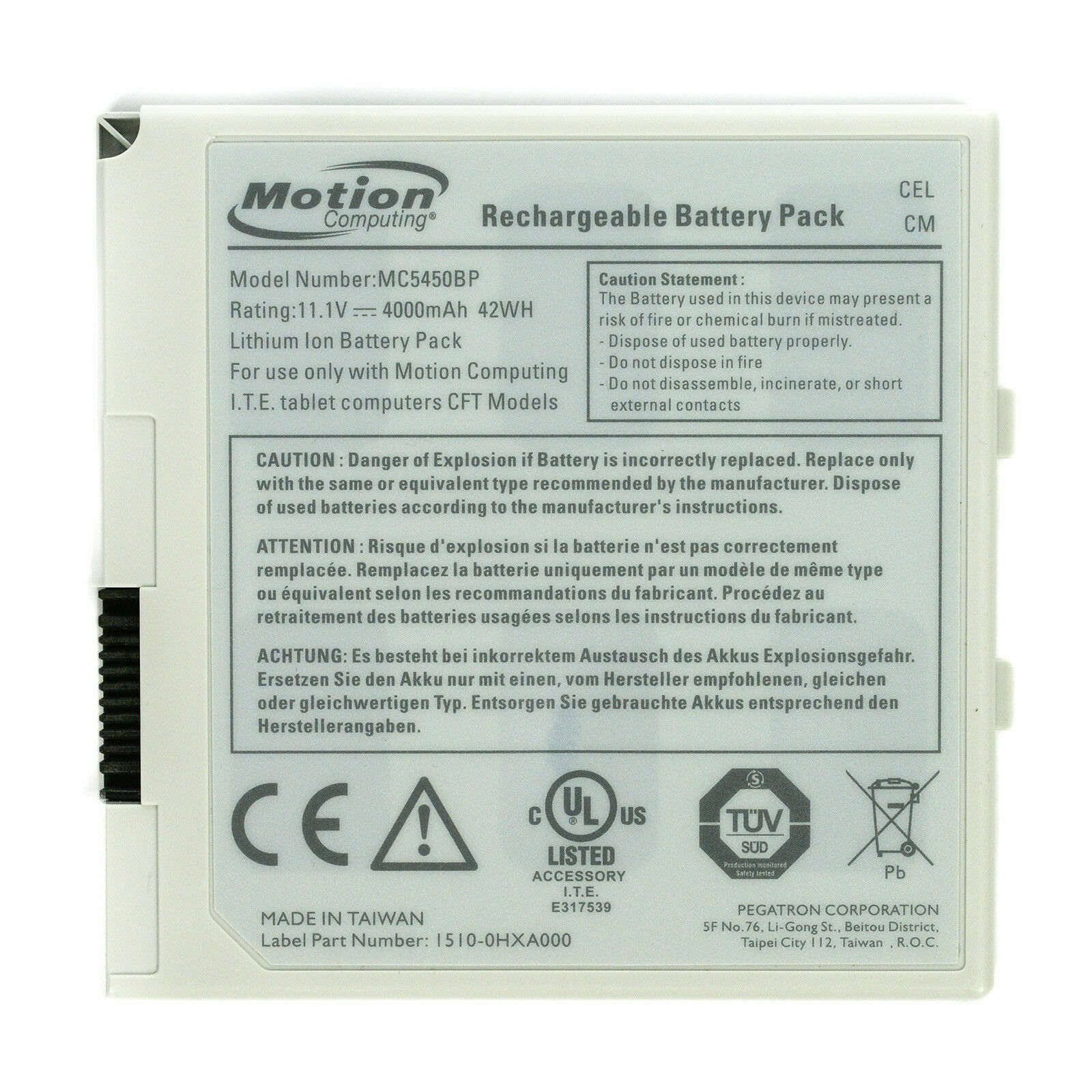 motion mc-c5v laptop battery