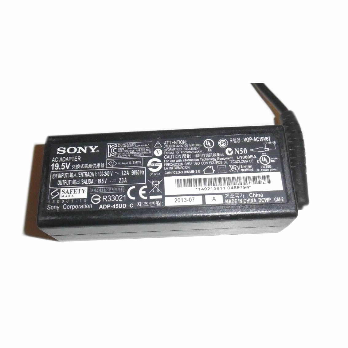 vgp-ac19v68 laptop ac adapter